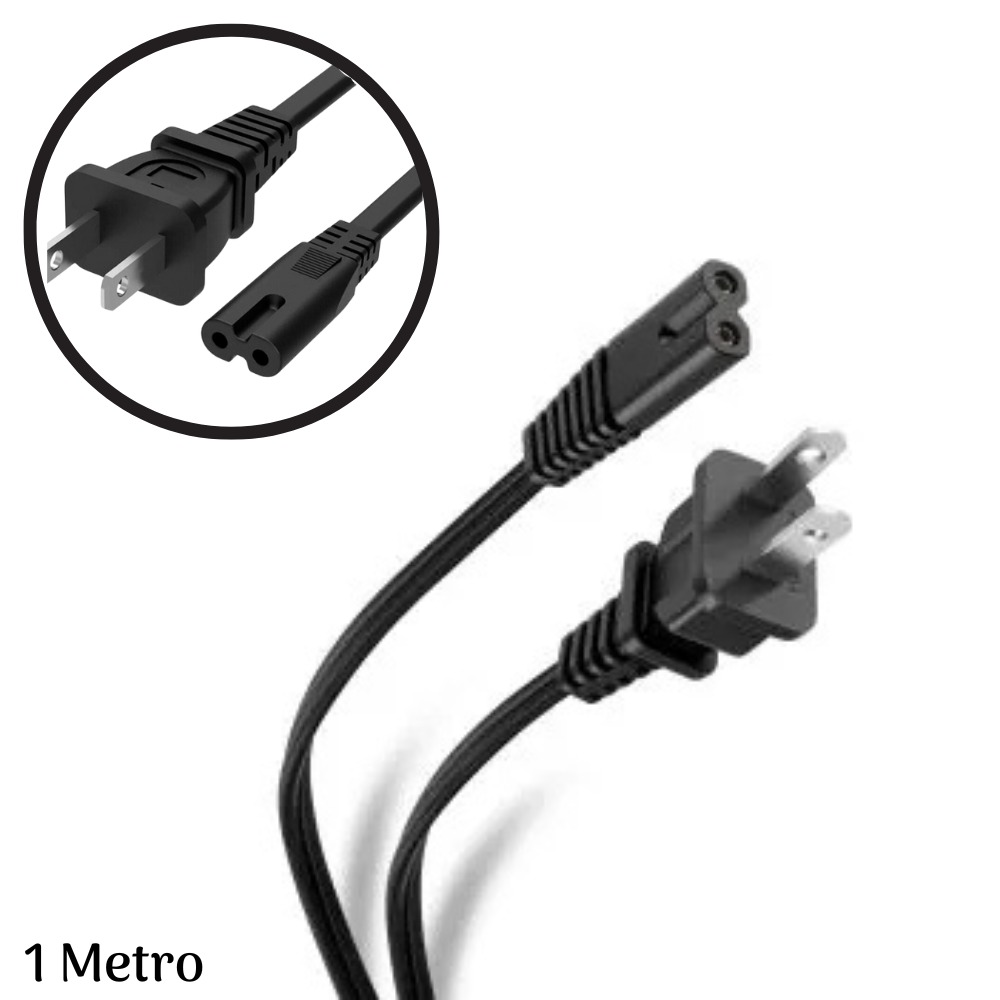 Cable De Poder Tipo 8 - 1 M Para Grabado